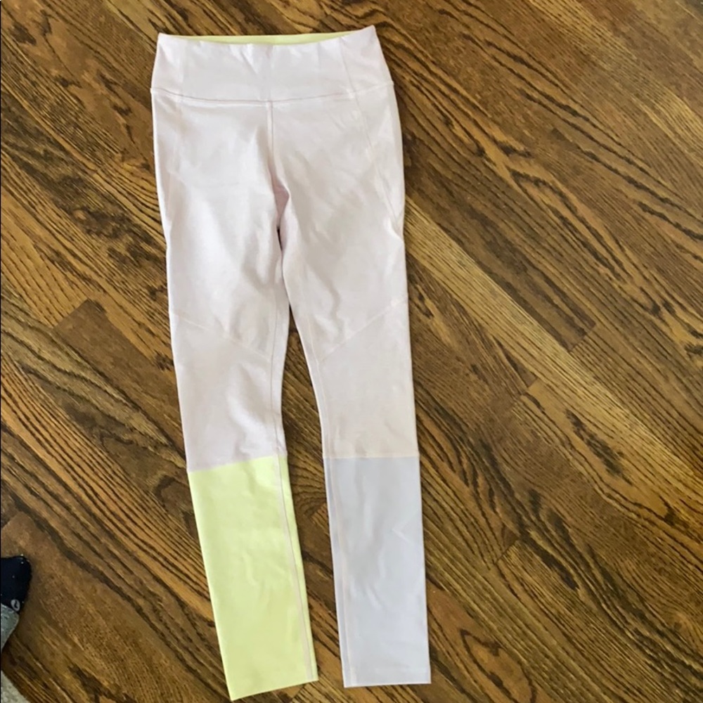 Dipped Warmup Leggings; Outdoor Voices